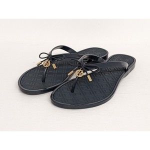 Tory Burch Black Bow Sandals